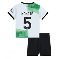 Dres Liverpool Ibrahima Konate #5 Gostujuci za djecu 2023-24 Kratak Rukav (+ kratke hlače)